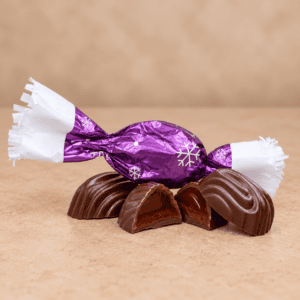 Étcsokoládés Konyakmeggyes szaloncukor